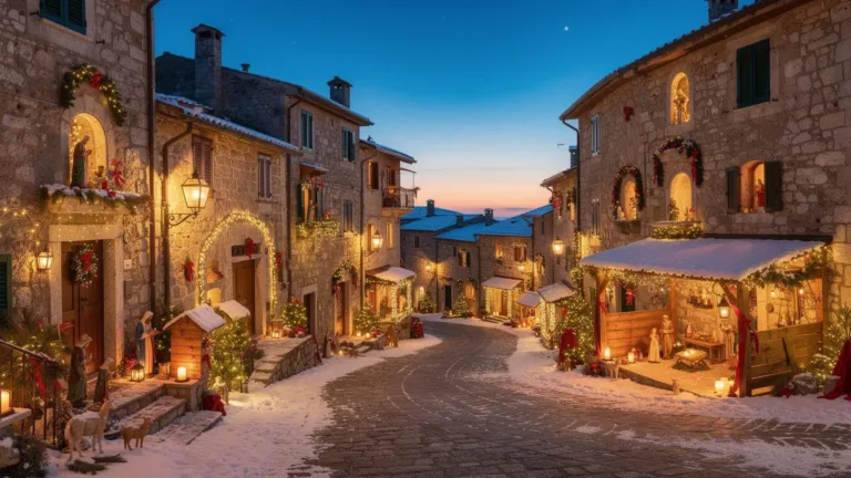 I 5 borghi italiani che a dicembre si trasformano in presepi a cielo aperto