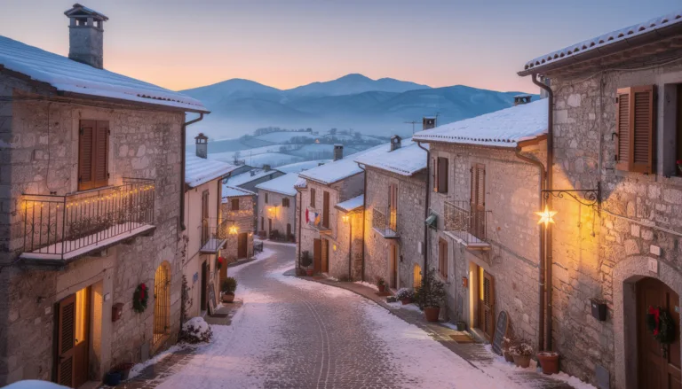 Il borgo abruzzese che sembra un presepe vivente sta incantando migliaia di visitatori