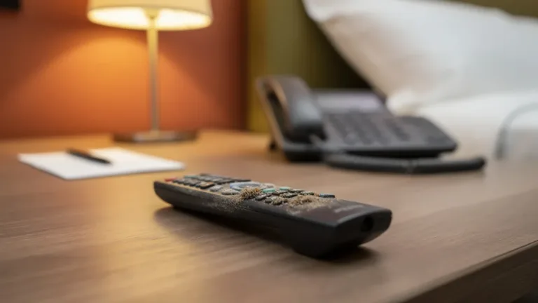 Il telecomando è l’oggetto più sporco della stanza: cosa evitare di toccare in hotel