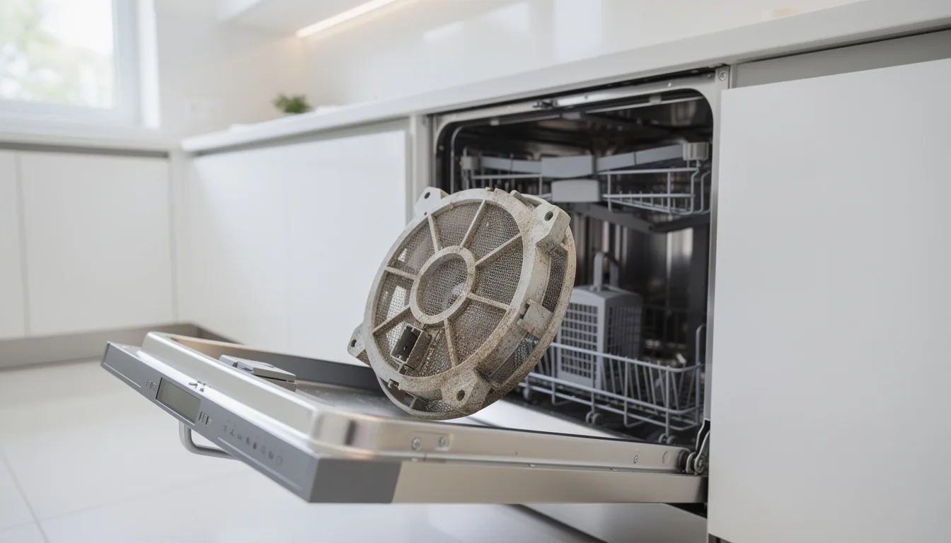 La lavastoviglie ha un filtro nascosto che probabilmente non pulisci mai: ecco dove trovarlo