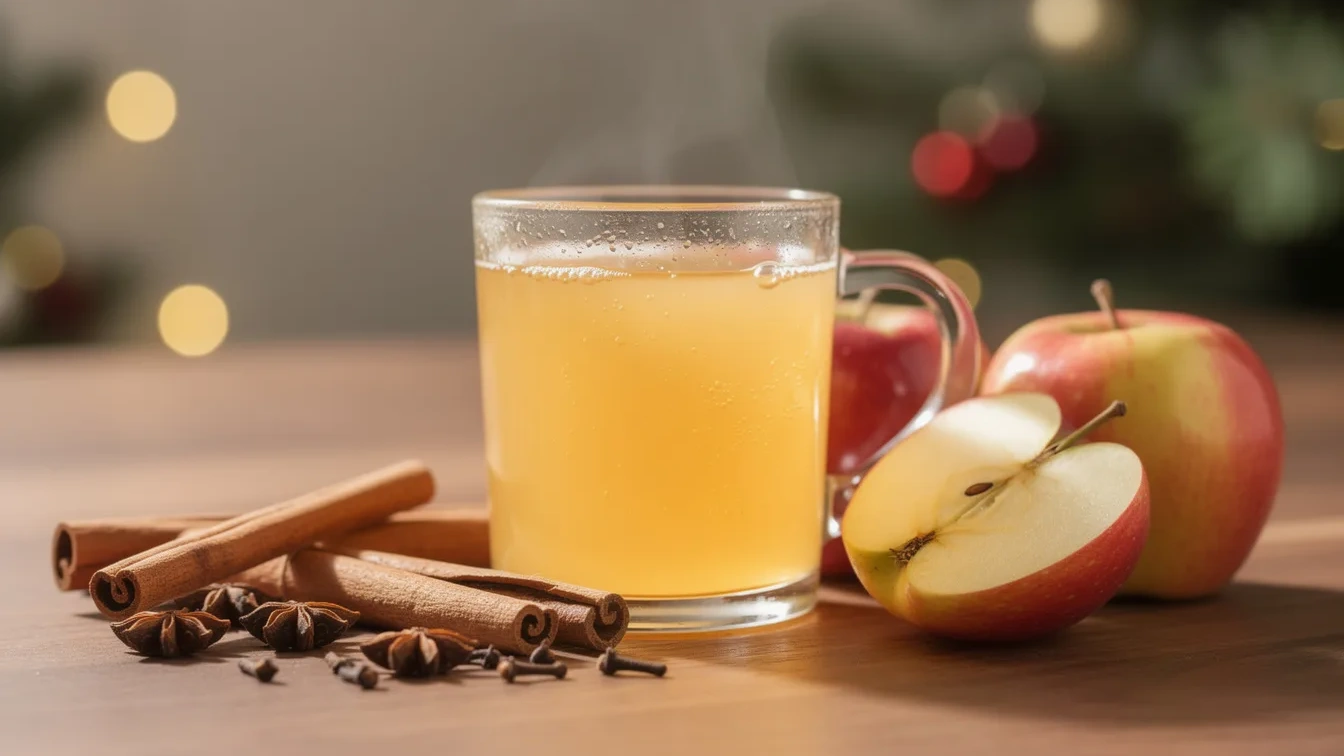 Succo di mele caldo con spezie natalizie: la bevanda delle feste che scalda il cuore